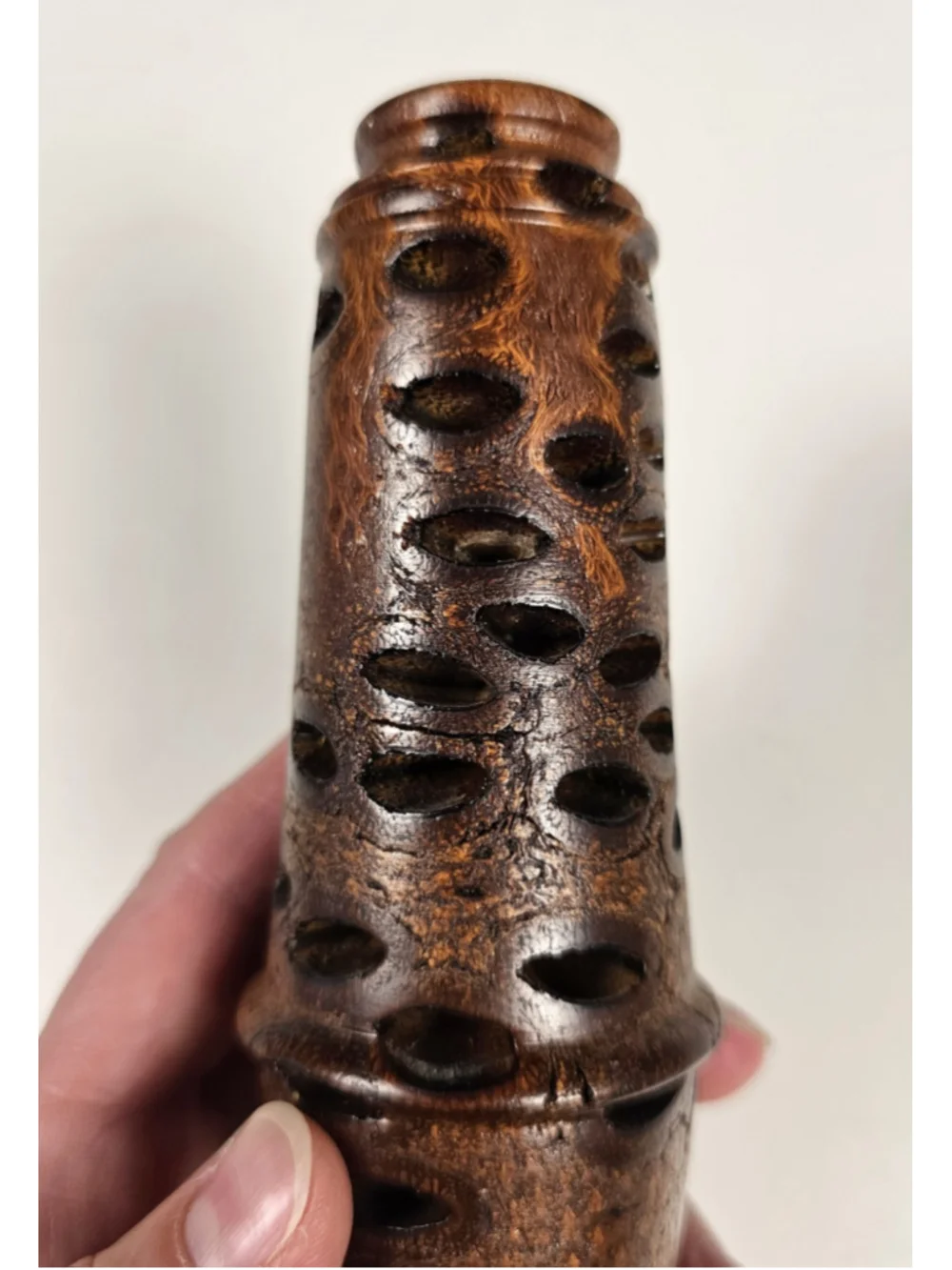 Hand Turned Banksia Pod Wood Vase 5.25